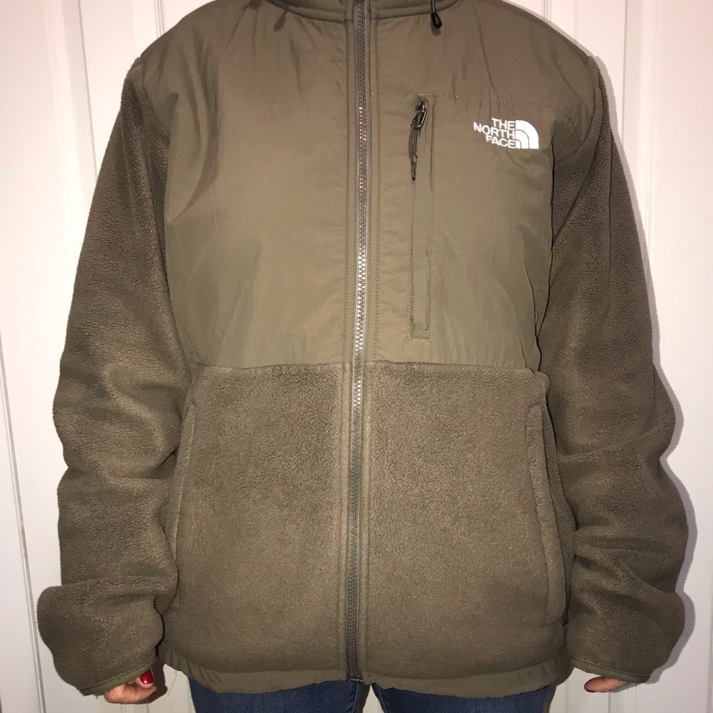 Brown The North Face Jacket with hood